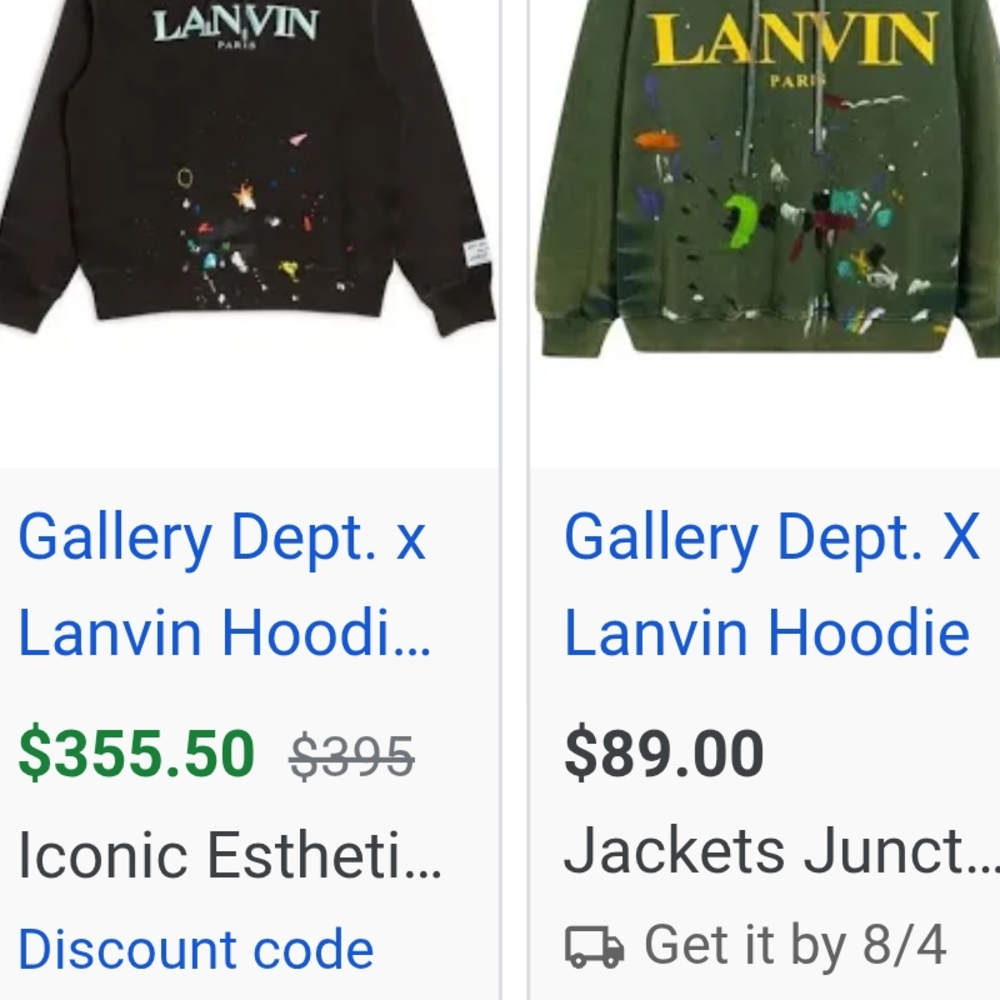 Lanvin Black Graphic Sweater Casual Streetwear